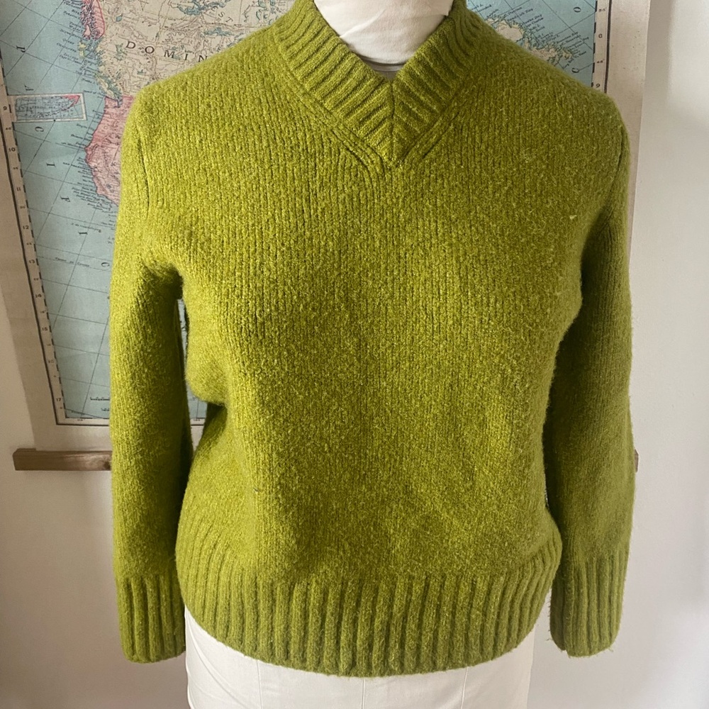 Primark Green Textured Knit Sweater | Cozy Pullover